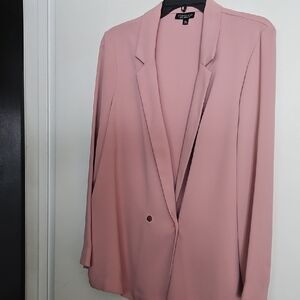 Topshop Blush Pink Blazer